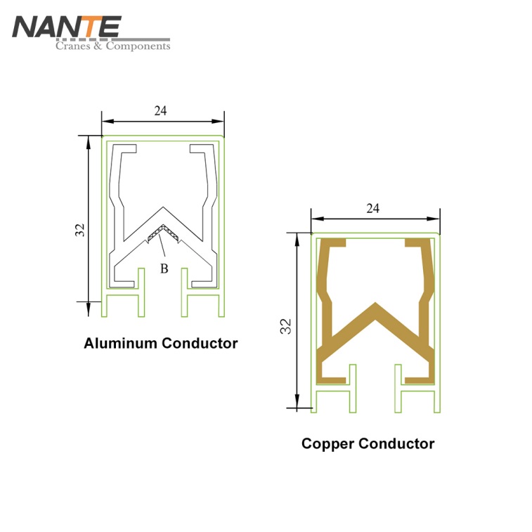 12-NPS-H32 Unipole Conductor Rail