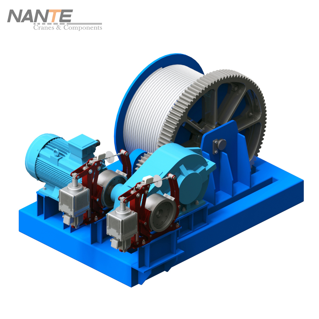 Nante's big capacity construction winch.