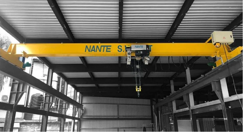 1Core Components of a Single Girder Overhead Crane