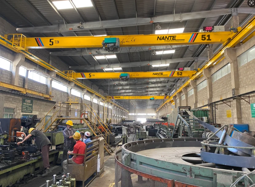 3Single Girder Overhead Cranes for Warehouse Automation